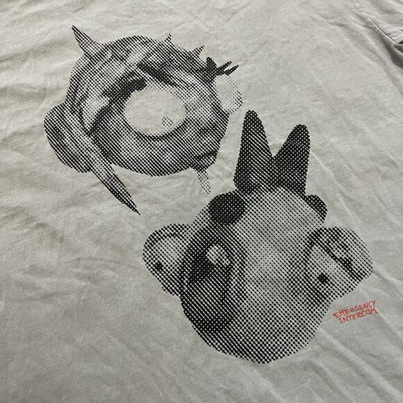 Emergency Intercom Clay Heads Enya Umanzor Drew Phillips Merch Tee Shirt Large - Picture 2 of 5